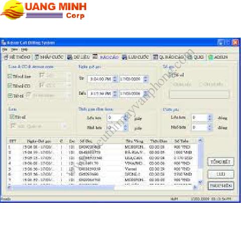 Phần mềm tính cước